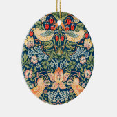 Strawberry Thief (von William Morris) Keramik Ornament (Rechts)