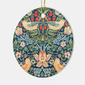 Strawberry Thief (von William Morris) Keramik Ornament (Links)