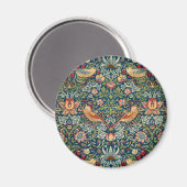 Strawberry Thief von William Morris Magnet (Vorderseite/Rückseite)