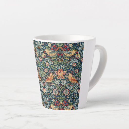 Strawberry Thief von William Morris Milchtasse (Rechte Ecke)