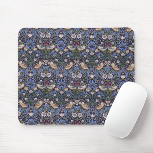 Strawberry Thief von William Morris Mousepad (Mit Mouse)