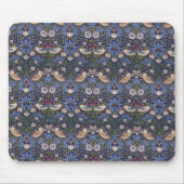 Strawberry Thief von William Morris Mousepad (Vorne)