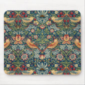 Strawberry Thief von William Morris Mousepad (Vorne)