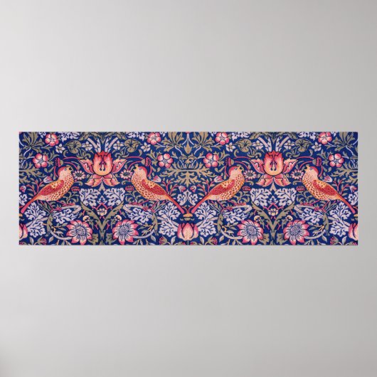 Strawberry Thief von William Morris Poster (Vorne)