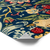 Strawberry Thief von William Morris Poster (Ecke)