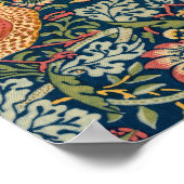 Strawberry Thief von William Morris Poster (Ecke)