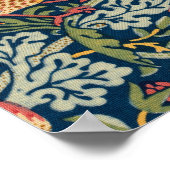 Strawberry Thief von William Morris Poster (Ecke)