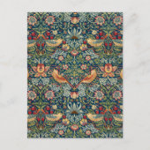 Strawberry Thief von William Morris Postkarte (Vorderseite)