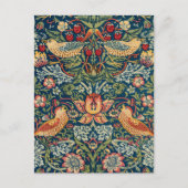 Strawberry Thief von William Morris Postkarte (Vorderseite)