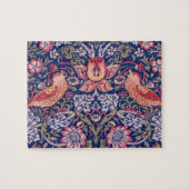 Strawberry Thief von William Morris Puzzle (Horizontal)