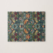 Strawberry Thief von William Morris Puzzle (Horizontal)