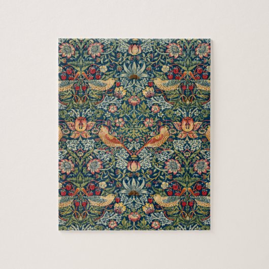 Strawberry Thief von William Morris Puzzle (Vertikal)