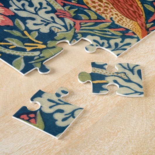 Strawberry Thief von William Morris Puzzle (Seite)