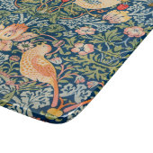 Strawberry Thief (von William Morris) Schneidebrett (Ecke)