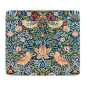 Strawberry Thief (von William Morris) Schneidebrett (Vorderseite)