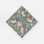 Strawberry Thief (von William Morris) Serviette (Ecke)