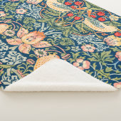 Strawberry Thief (von William Morris) Sherpadecke (3/4)