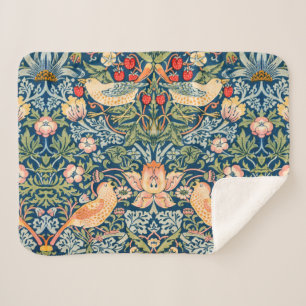 Strawberry Thief (von William Morris) Sherpadecke