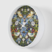 Strawberry Thief von William Morris Uhr (Winkel)