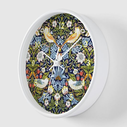 Strawberry Thief von William Morris Uhr (Winkel)