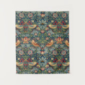 Strawberry Thief von William Morris Wandteppich (Vorderseite)