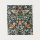 Strawberry Thief von William Morris Wandteppich (Vorderseite)