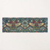 Strawberry Thief von William Morris Yogamatte (Vorderseite (Horizontal))