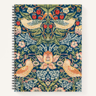Strawberry Thief, William Morris 1834-1896 -Klein Notizblock