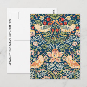 Strawberry Thief, William Morris 1834-1896 Postkarte