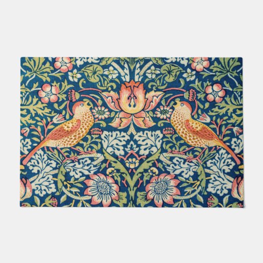 Strawberry Thief, William Morris Fußmatte (Vorderseite)