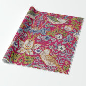 Strawberry Thief, William Morris Geschenkpapier (Ungerollt)