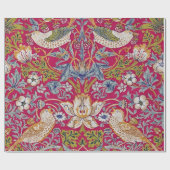 Strawberry Thief, William Morris Geschenkpapier (Flach)