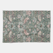 Strawberry Thief, William Morris Geschirrtuch (Horizontal)