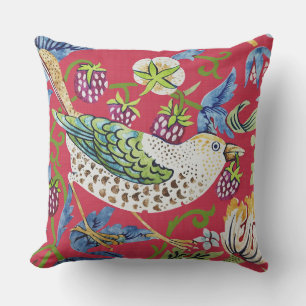 Strawberry Thief William Morris Kissen