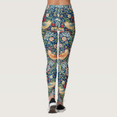 Strawberry Thief, William Morris Leggings (Rückseite)