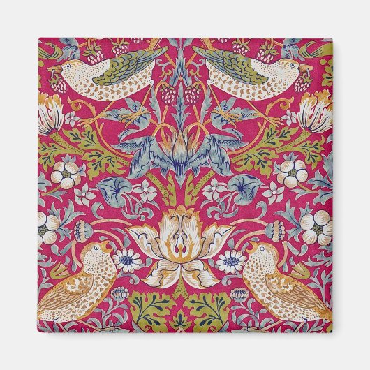 Strawberry Thief, William Morris Magnet (Vorne)