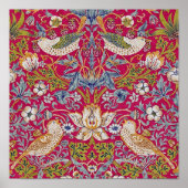 Strawberry Thief, William Morris Poster (Vorne)