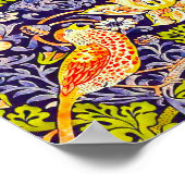 Strawberry Thief William Morris Poster (Ecke)