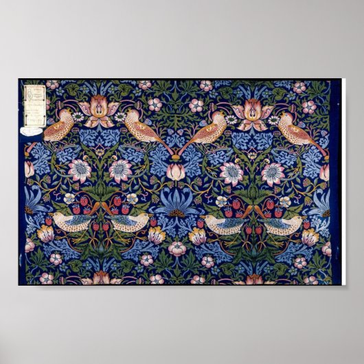 Strawberry Thief William Morris, Poster (Vorne)