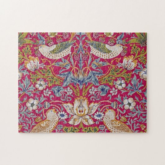 Strawberry Thief, William Morris Puzzle (Horizontal)