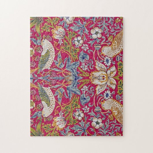 Strawberry Thief, William Morris Puzzle (Vertikal)