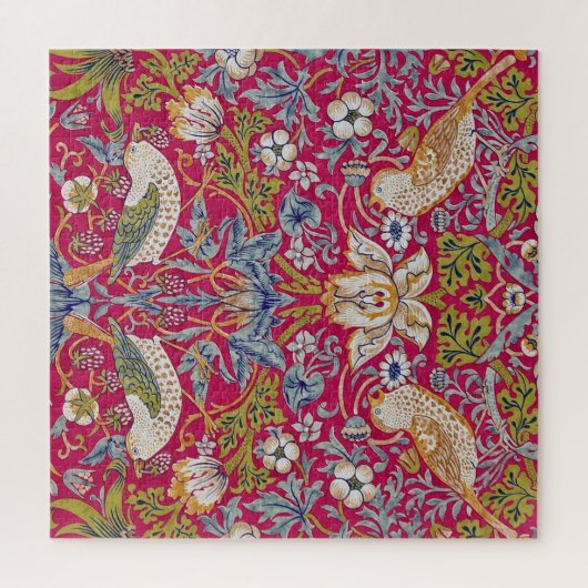 Strawberry Thief, William Morris Puzzle (Vertikal)