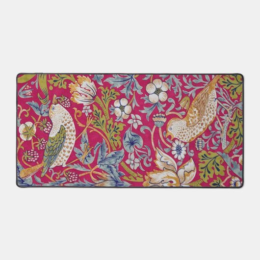 Strawberry Thief, William Morris Schreibtischunterlage (Vorderseite)