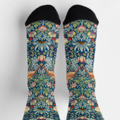 Strawberry Thief, William Morris Socken (Oben)