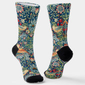 Strawberry Thief, William Morris Socken (Gewinkelt)