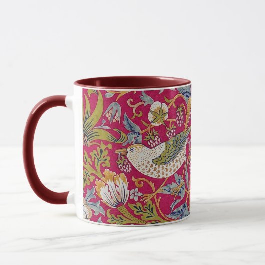 Strawberry Thief, William Morris Tasse (Links)