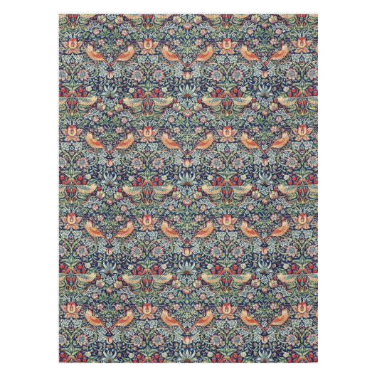 Strawberry Thief William Morris Tischdecke (Vorderseite)