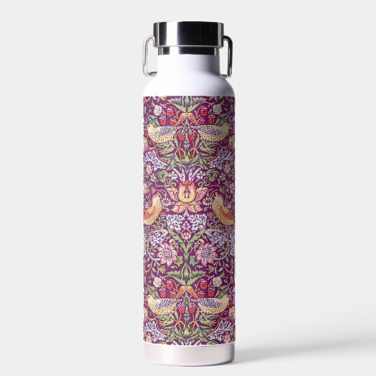 Strawberry Thief, William Morris Trinkflasche (Vorne)