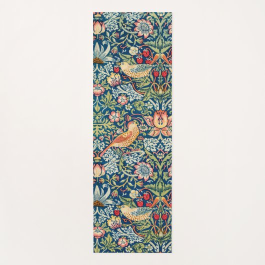 Strawberry Thief, William Morris Yogamatte (Vorderseite)