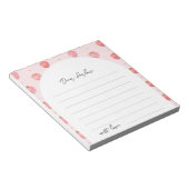 Strawberry Time Kapsel Notepad Notizblock (angewinkelt)